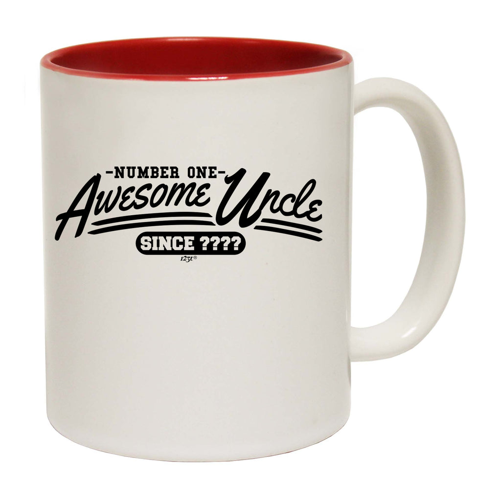Awesome Uncle Since Your Year - Funny Coffee Mug Cup