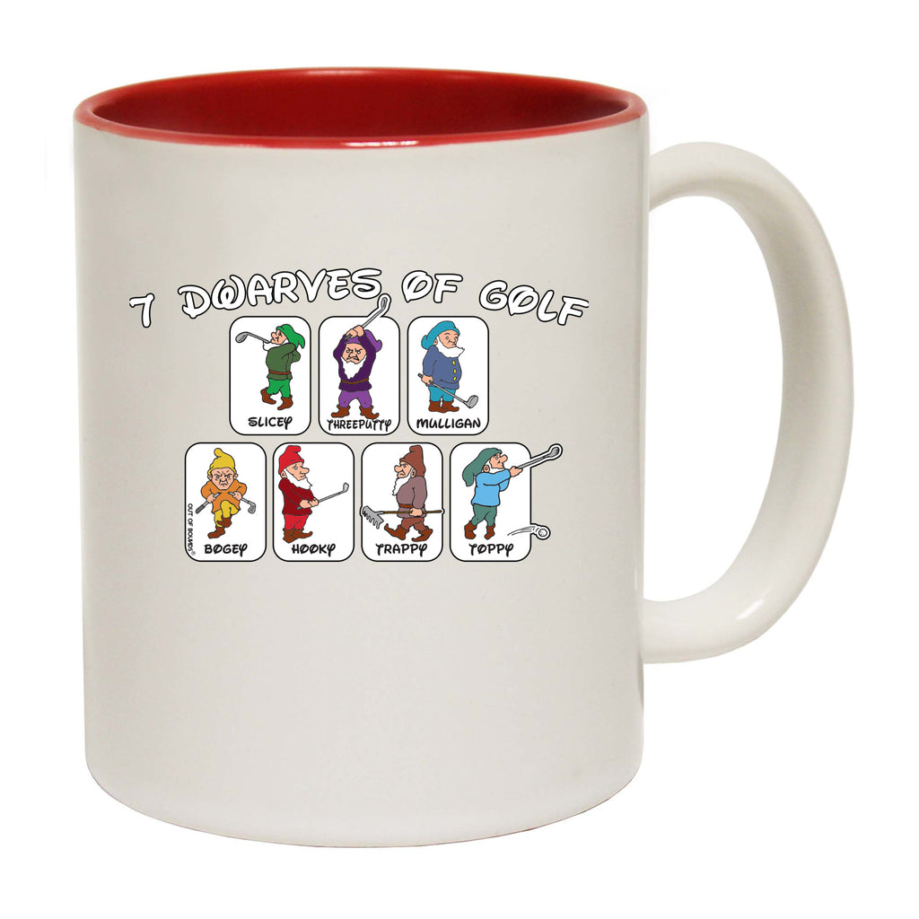 Oob 7 Dwarves Of Golf - Funny Coffee Mug