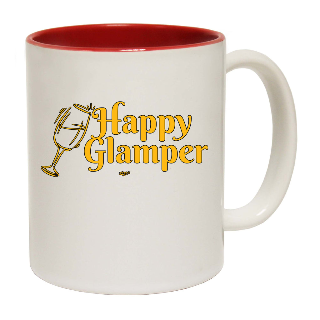 Happy Glamper Camping - Funny Coffee Mug Cup