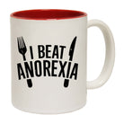 I Beat Anorexia - Funny Coffee Mug