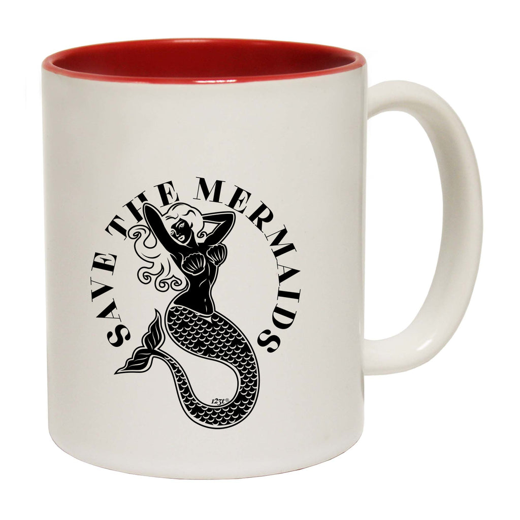 Save The Mermaids - Funny Coffee Mug