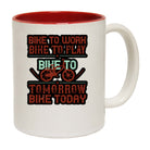 Bike To Work Bike To Play - Funny Coffee Mug