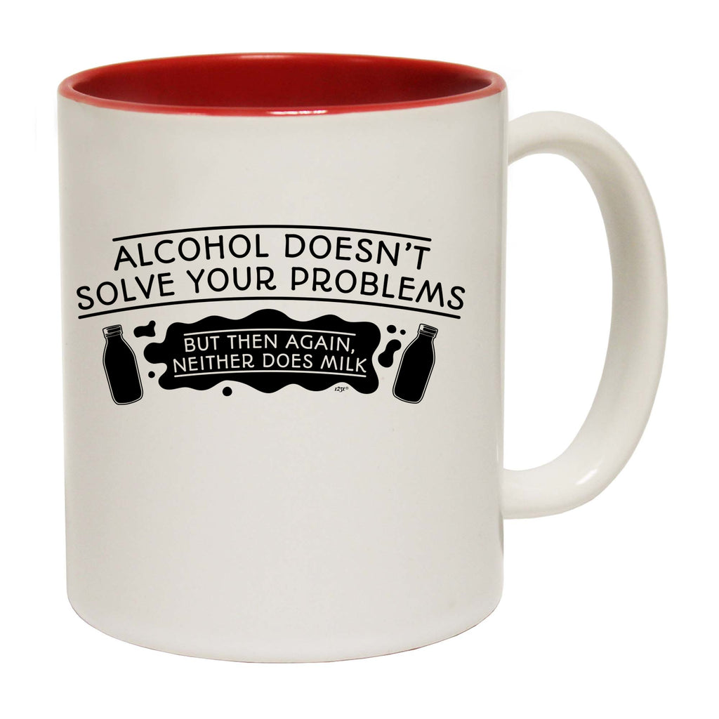 Alcohol Doesnt Solve Your Problems - Funny Coffee Mug Cup