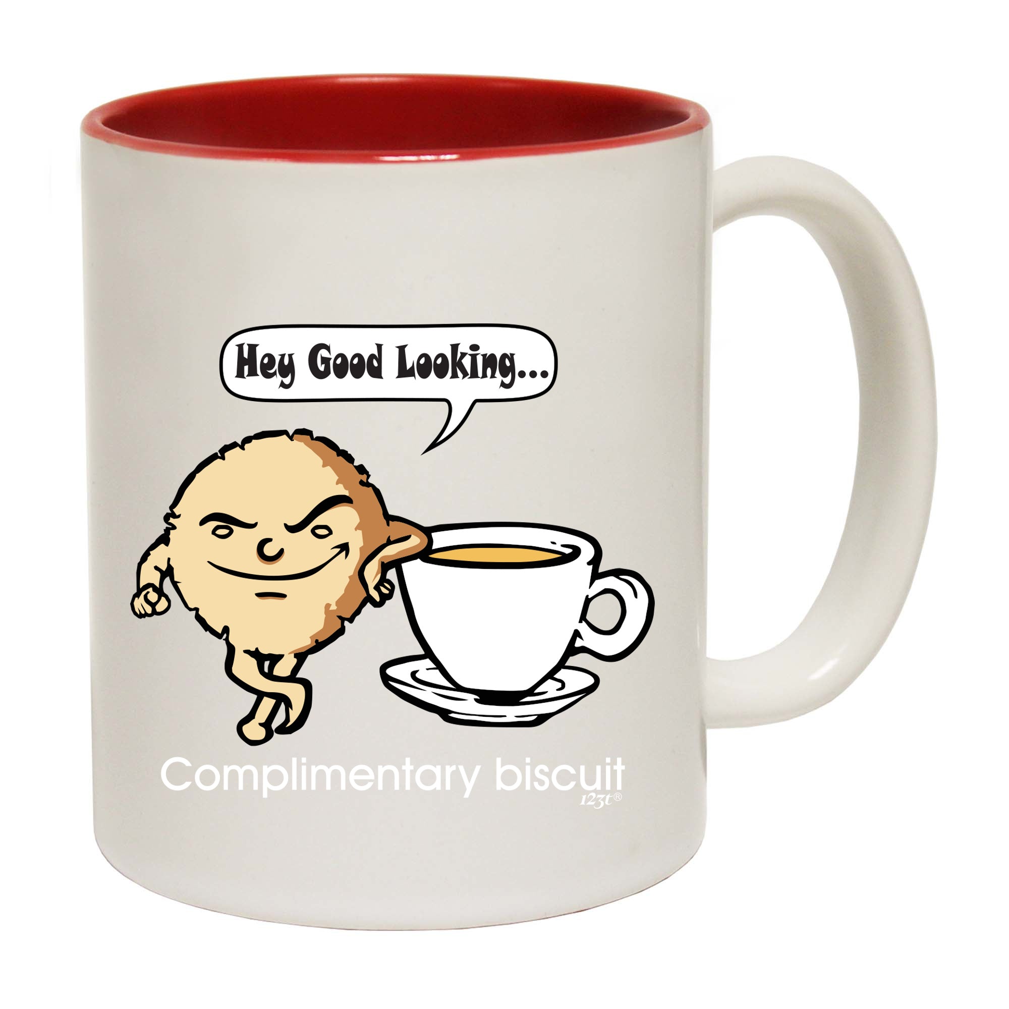 Complimentary Biscuit Coffee - Funny Coffee Mug Cup