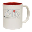 Push Bacon Receive Bacon - Funny Coffee Mug