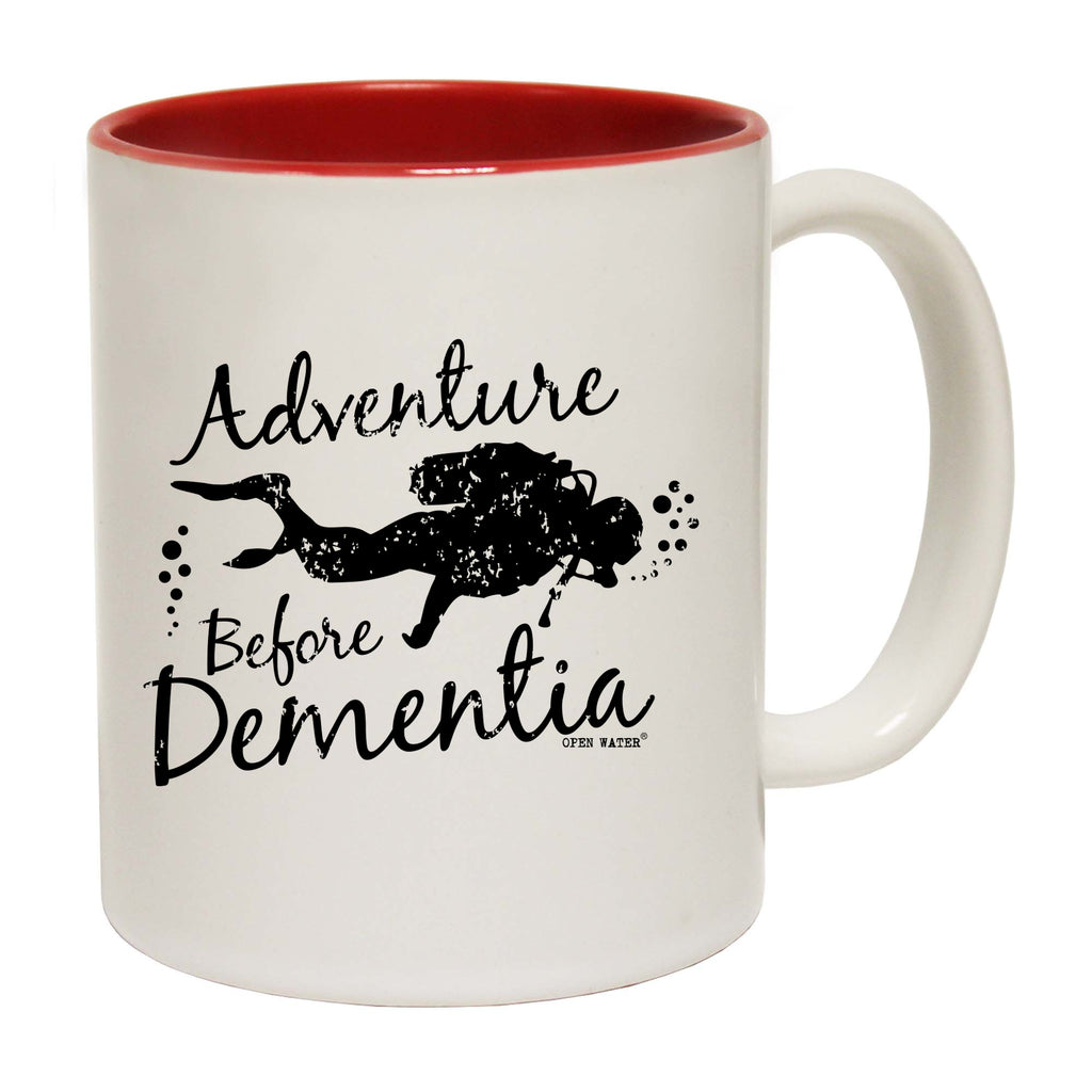 Ow Adventure Before Dementia Scuba - Funny Coffee Mug