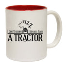 Dont Snore Dream  Tractor - Funny Coffee Mug Cup