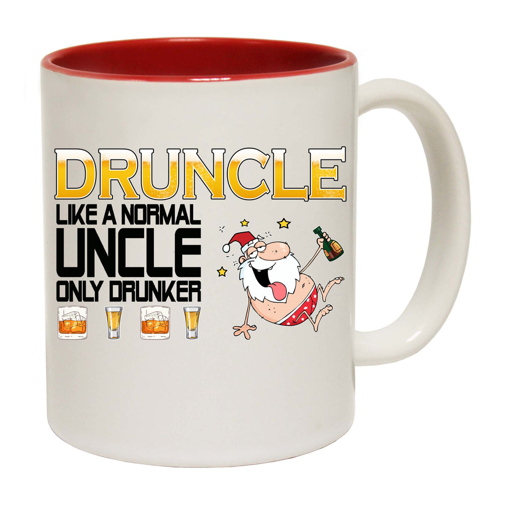 Druncle Like A Normal Uncle Christmas - Funny Coffee Mug