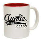 Auntie Since 2018 - Funny Coffee Mug Cup
