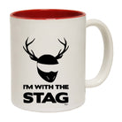 Im With The Stag Solid - Funny Coffee Mug Cup