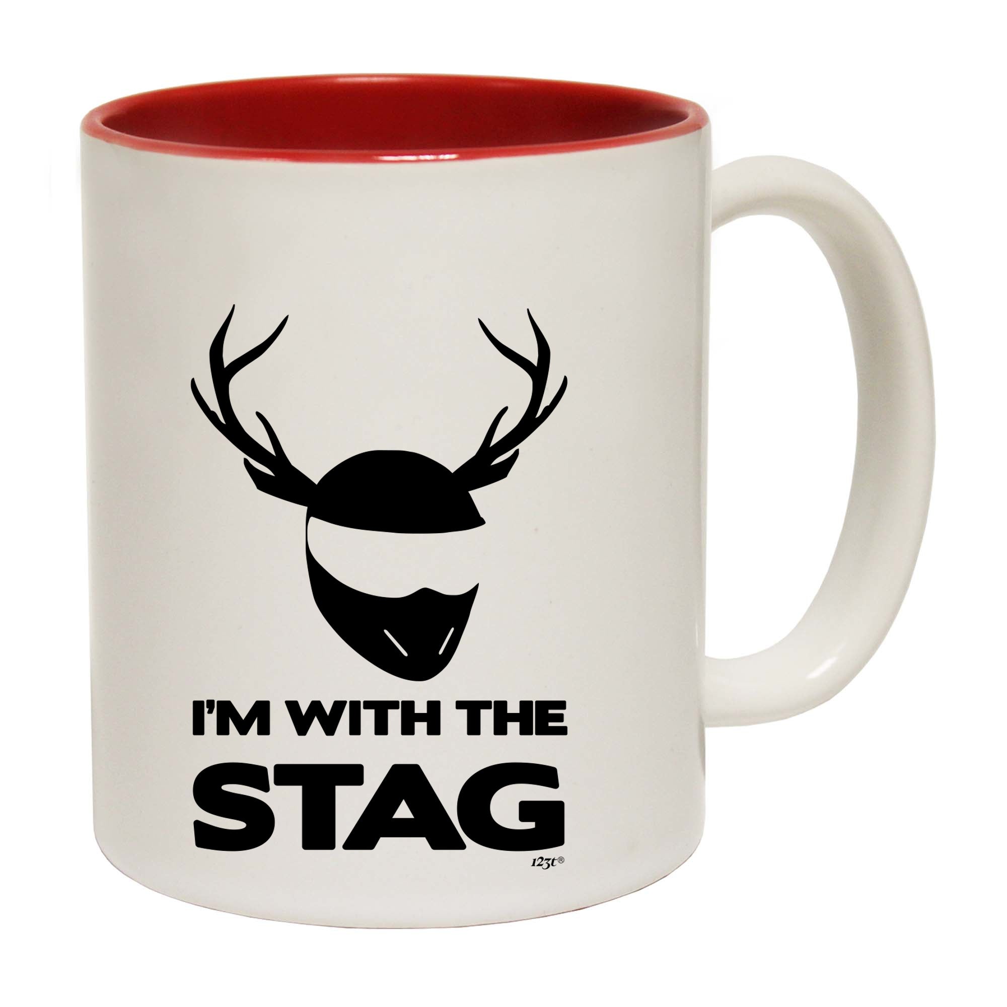 Im With The Stag Solid - Funny Coffee Mug Cup