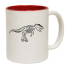 T Rex Bones Dinosaur White - Funny Coffee Mug