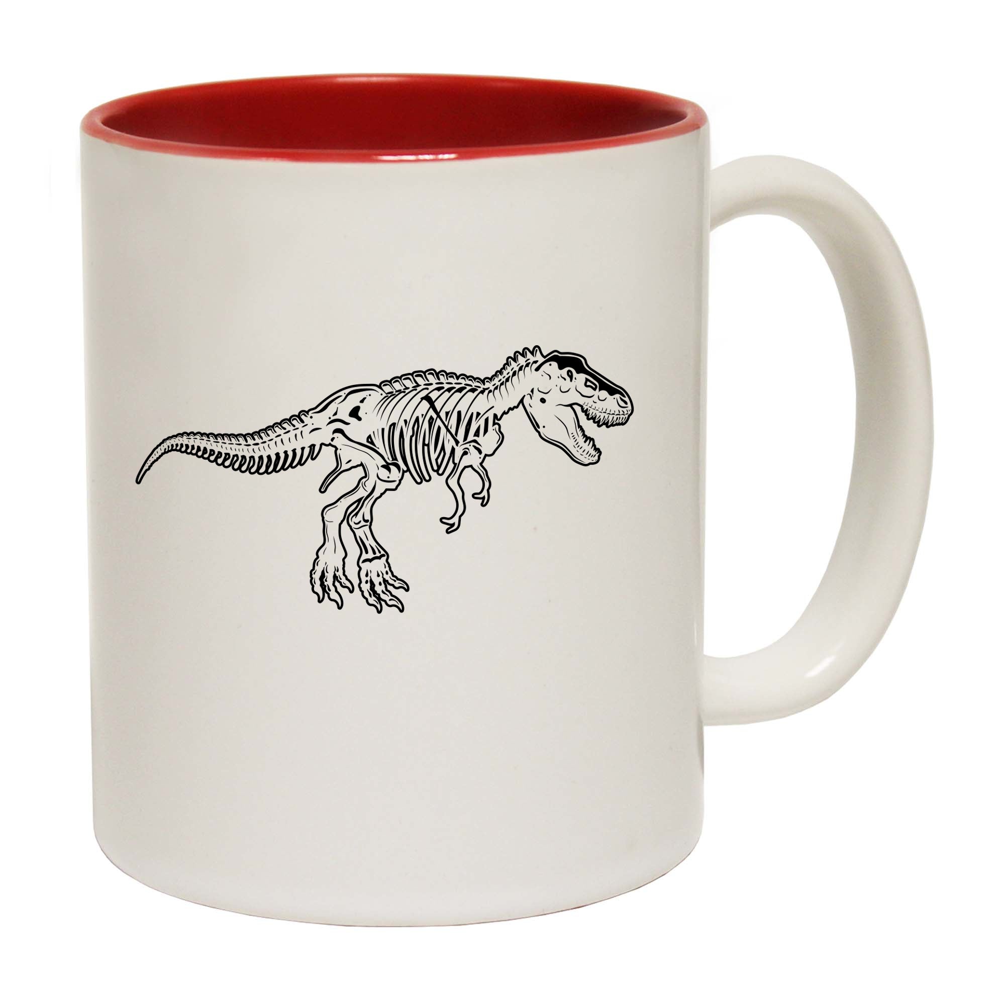 T Rex Bones Dinosaur White - Funny Coffee Mug