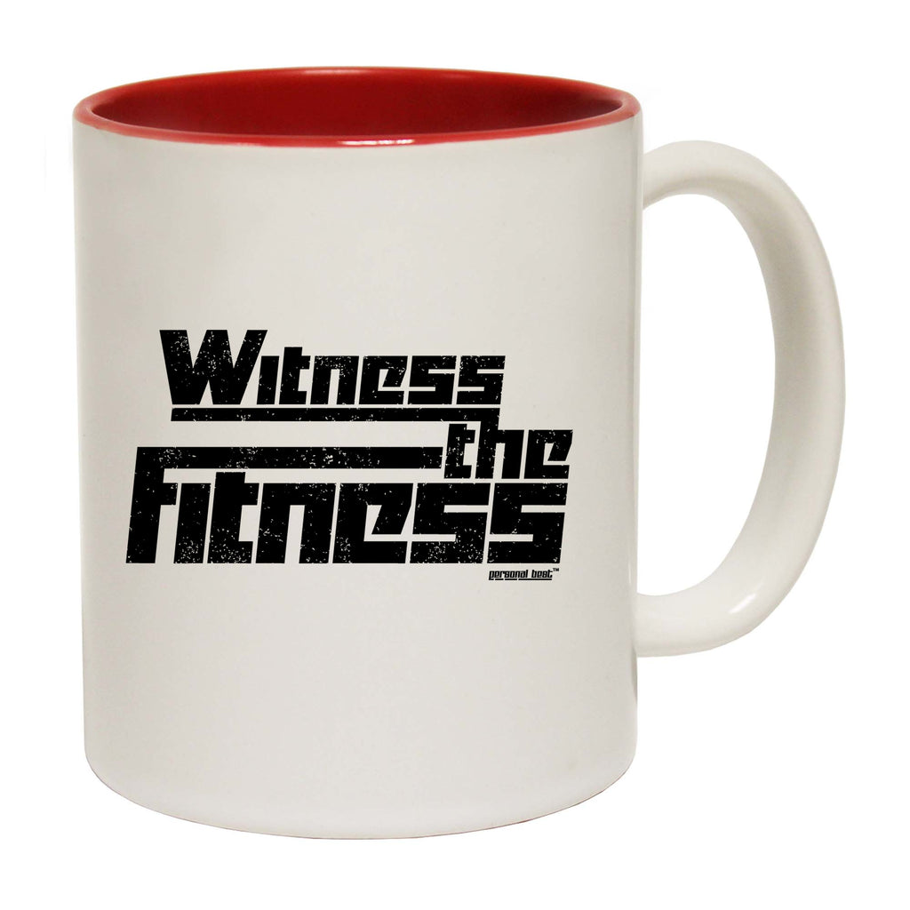 Witness The Fitness Running - Funny Coffee Mug