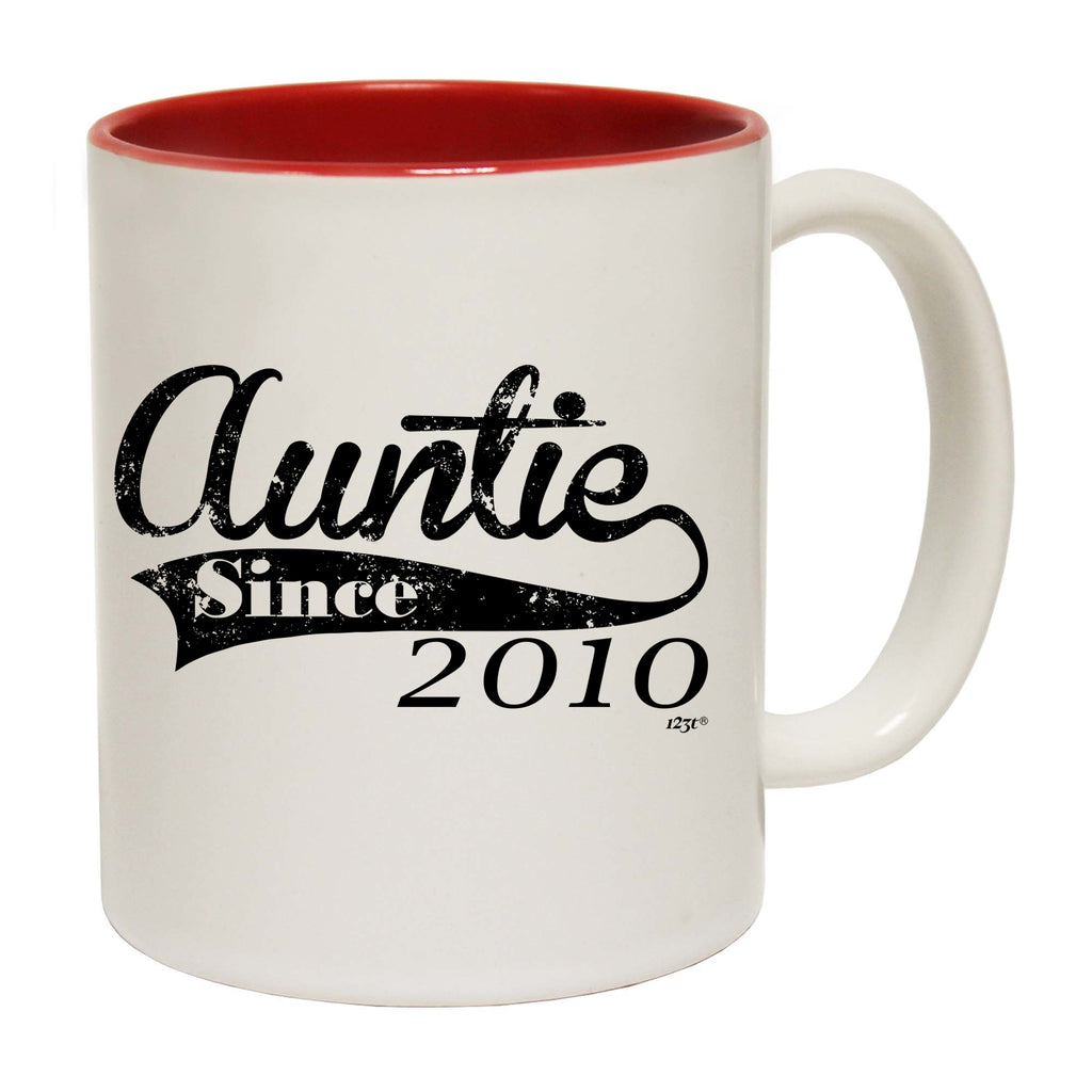 Auntie Since 2010 - Funny Coffee Mug Cup