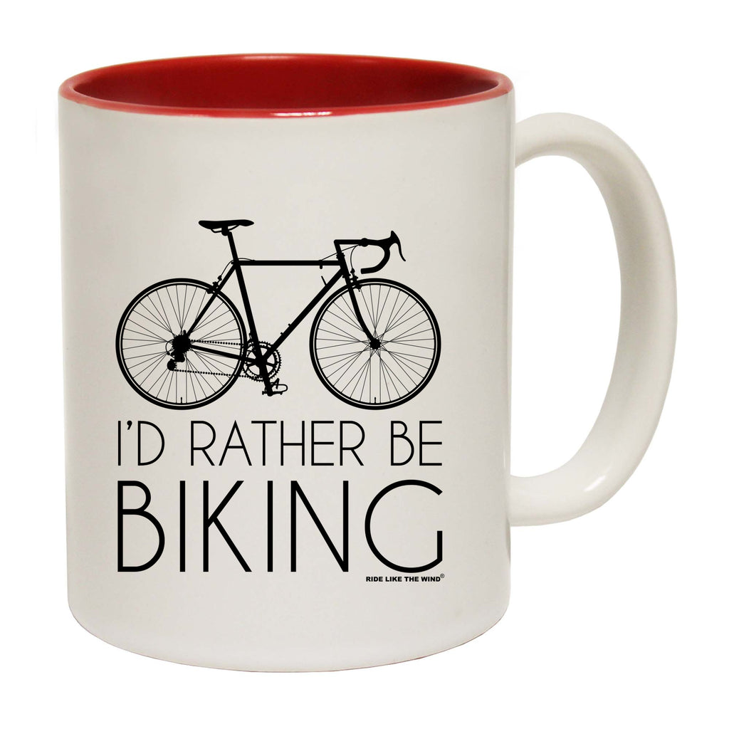 Rltw Id Rather Be Biking - Funny Coffee Mug