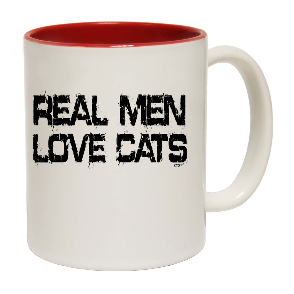 Real Men Love Cats - Funny Coffee Mug