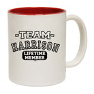 Harrison V2 Team Lifetime Member - Funny Coffee Mug Cup