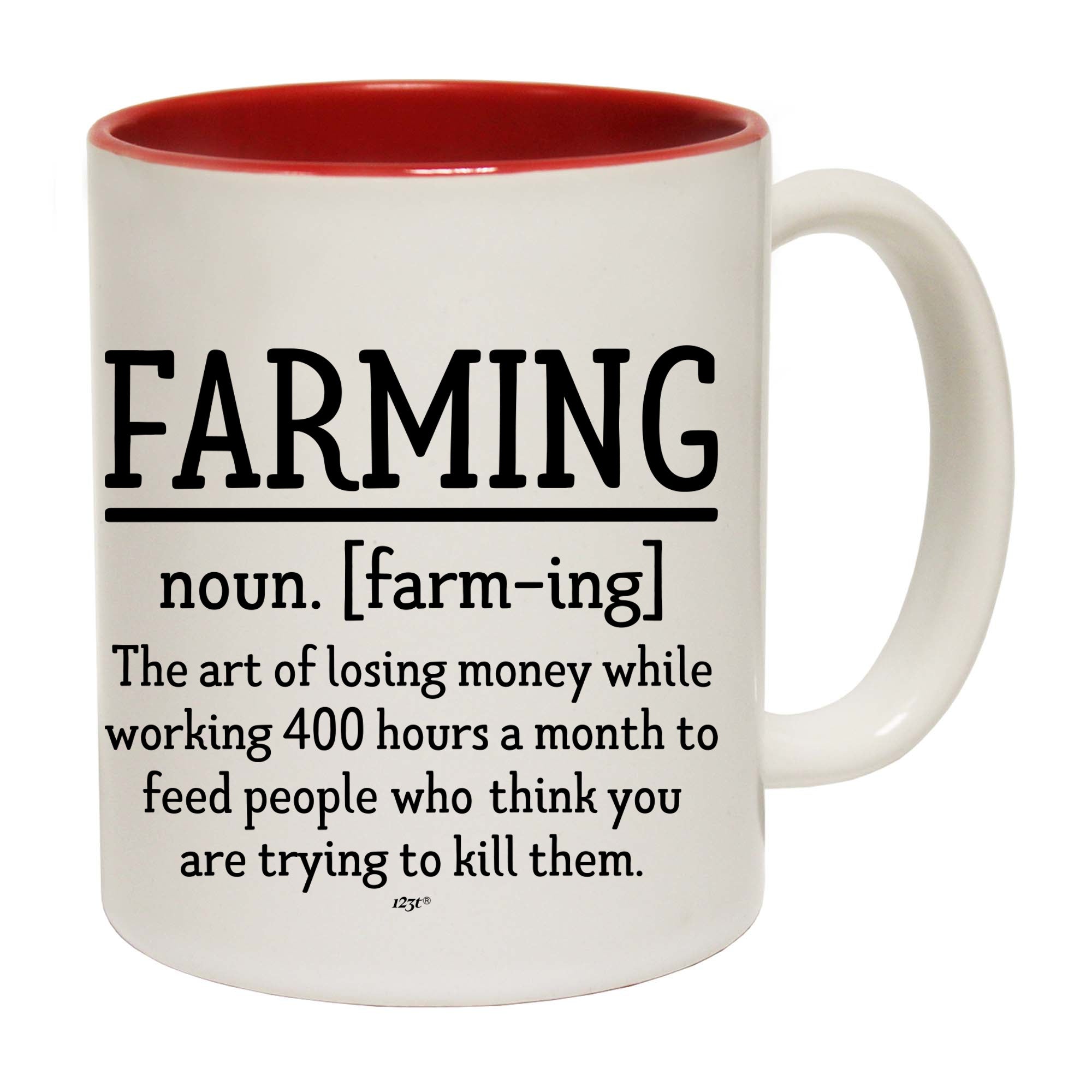 Farming Noun Farm - Funny Coffee Mug Cup