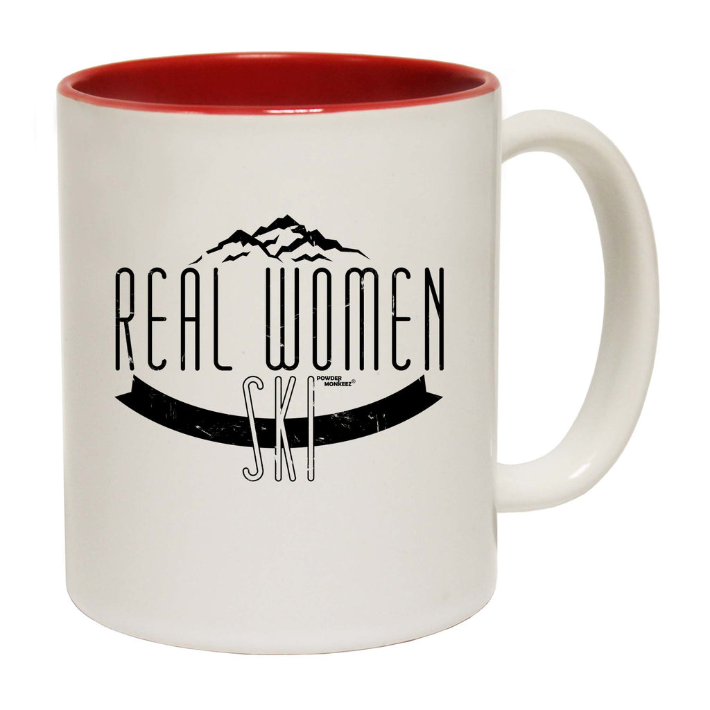 Pm Real Women Ski - Funny Coffee Mug