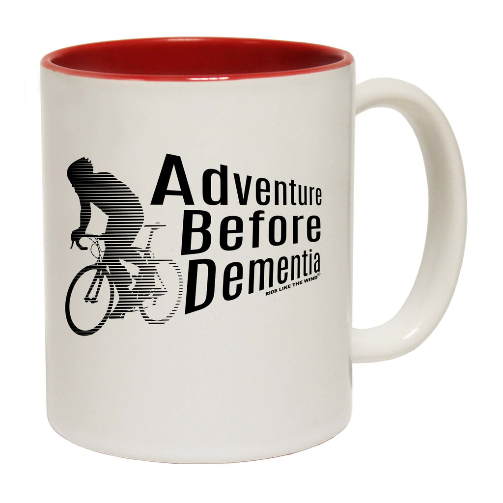 Rltw Adventure Before Dementia Cycling - Funny Coffee Mug