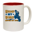 Motorcross Breaks My Bones But Never My Soul - Funny Coffee Mug
