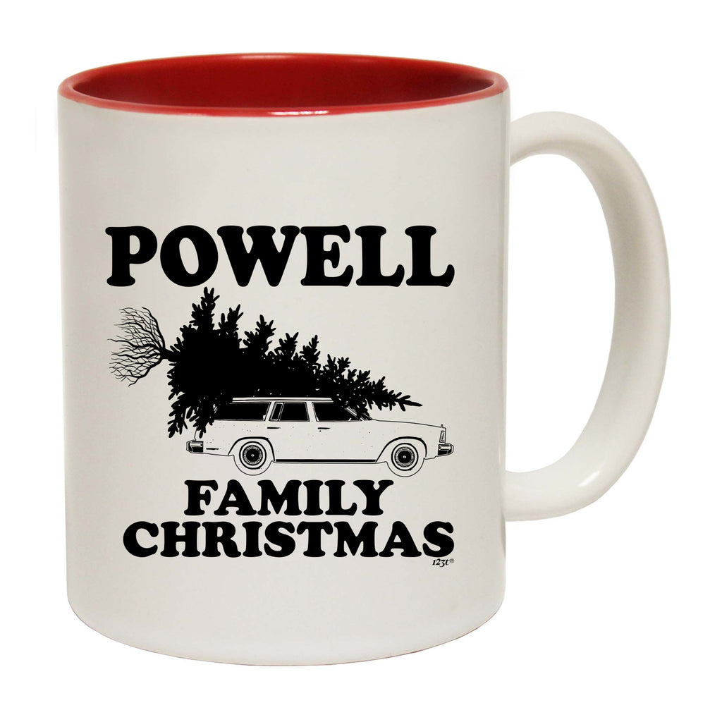 Family Christmas Powell - Funny Coffee Mug