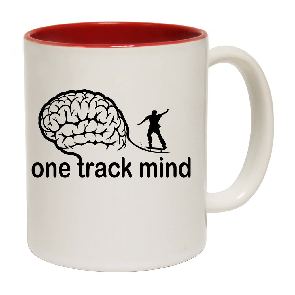 One Track Mind Skate - Funny Coffee Mug