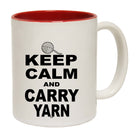 Keep Calm And Carry Yarn - Funny Coffee Mug
