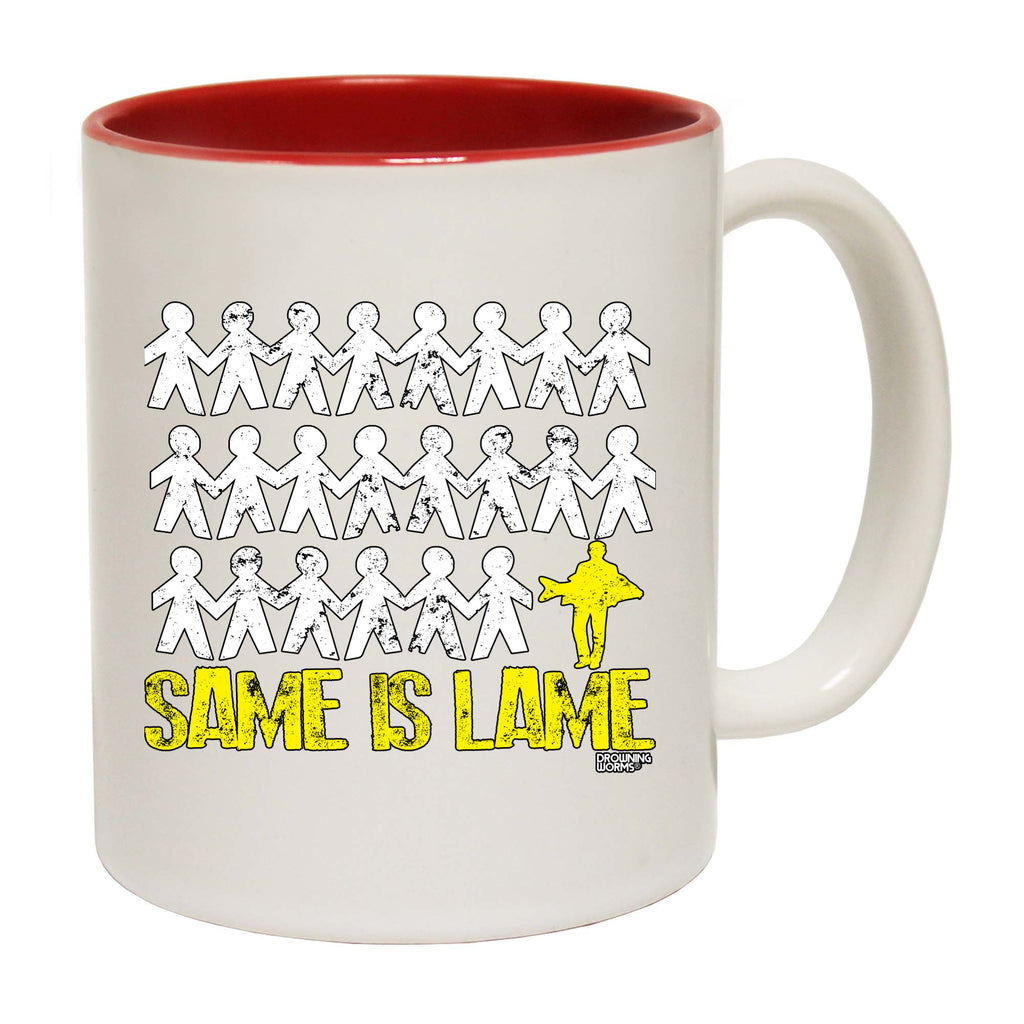 Dw Same Is Lame Carp Fish - Funny Coffee Mug