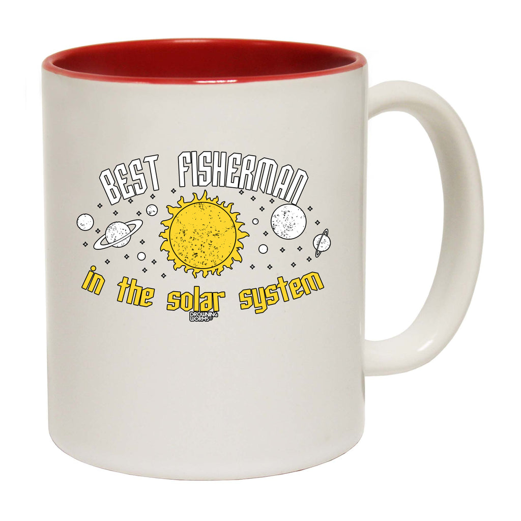 Dw Best Fisherman In The Solar System - Funny Coffee Mug