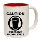 Caution Excessive Sound Levels - Funny Coffee Mug Cup