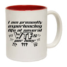 Presently Experiencing Life At Several Wtfs Per Hour - Funny Coffee Mug