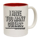 I Have Too Many Guitares Snoe - Funny Coffee Mug