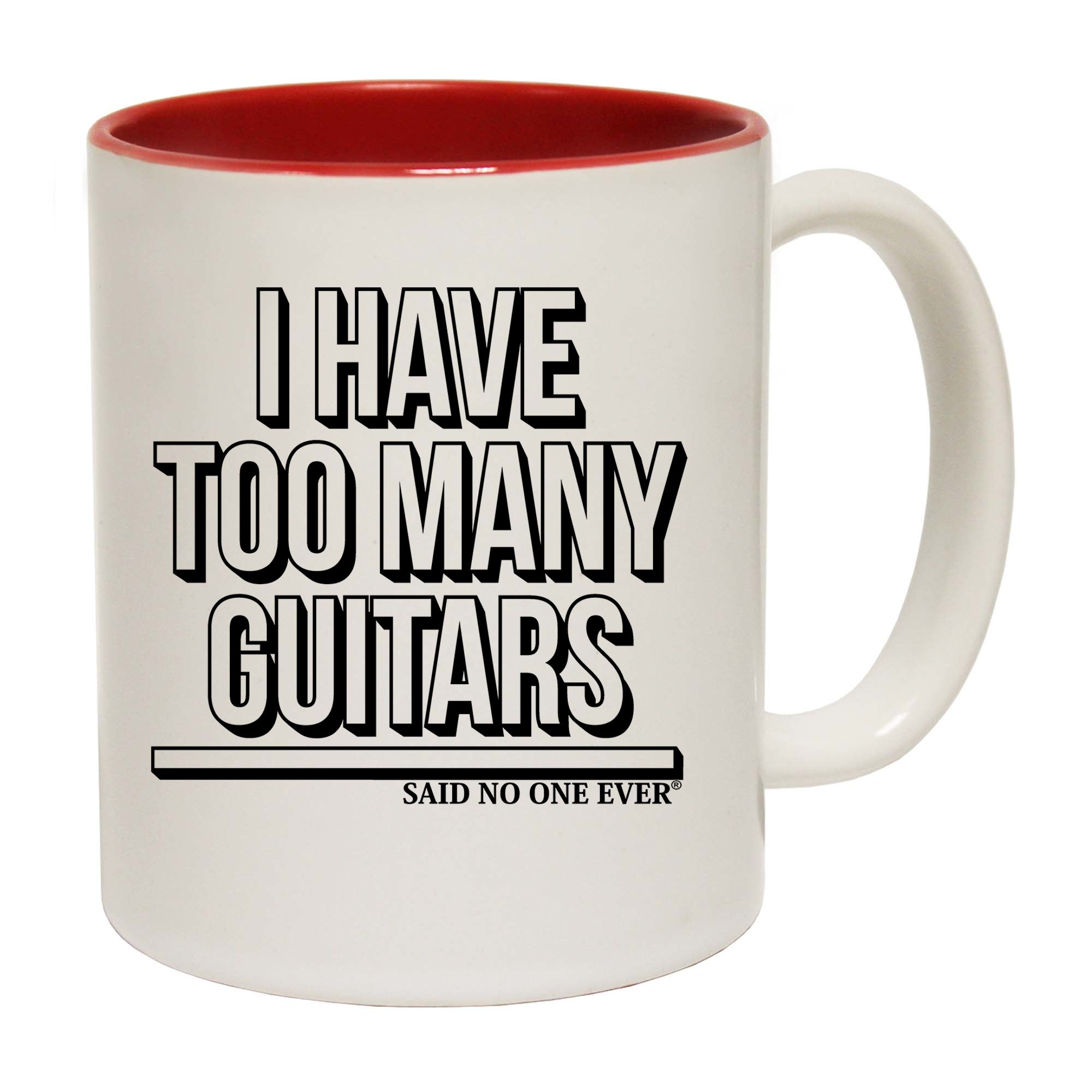 I Have Too Many Guitares Snoe - Funny Coffee Mug
