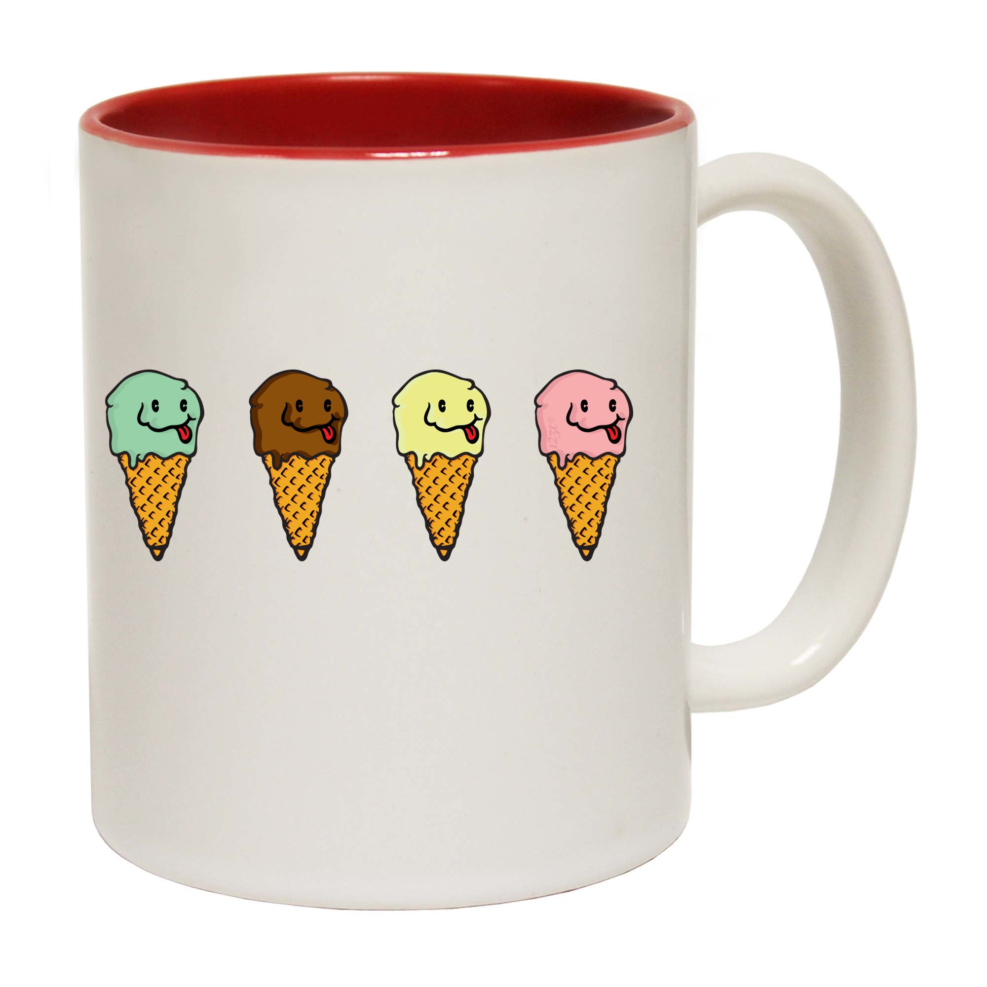 Ice Cream 4 Flavours - Funny Coffee Mug Cup