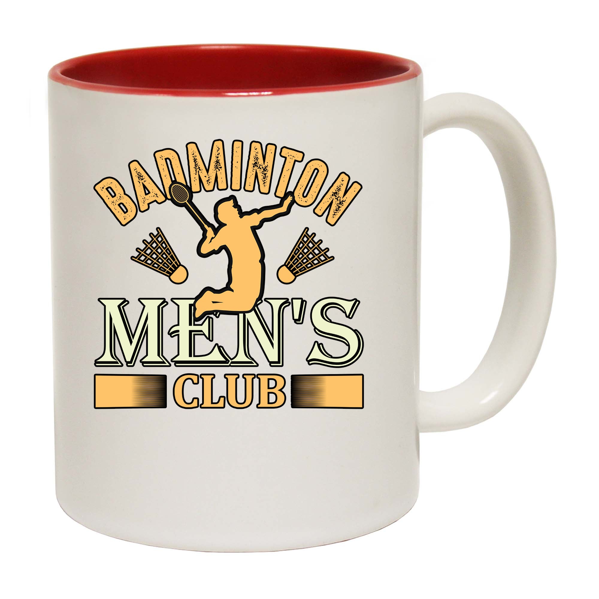 Badminton Mens Club - Funny Coffee Mug