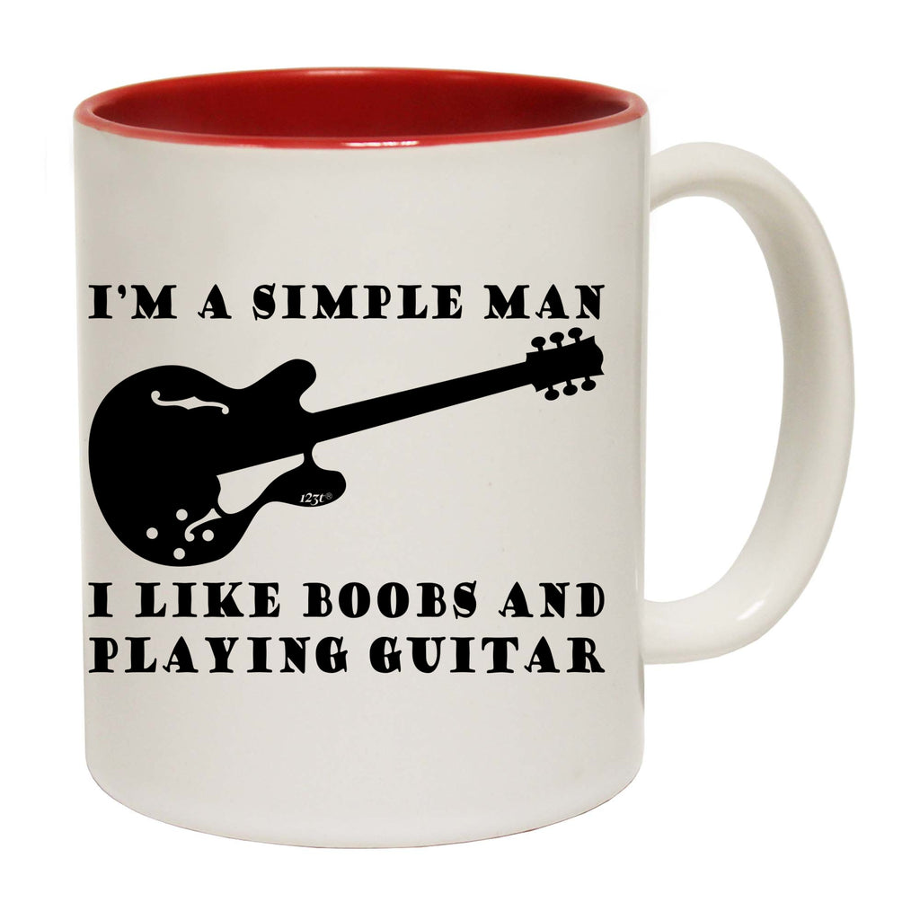 I'M Simple B  B Playing Guitar Music - Funny Coffee Mug Cup