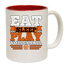 Eat Sleep Play Volleyball - Funny Coffee Mug