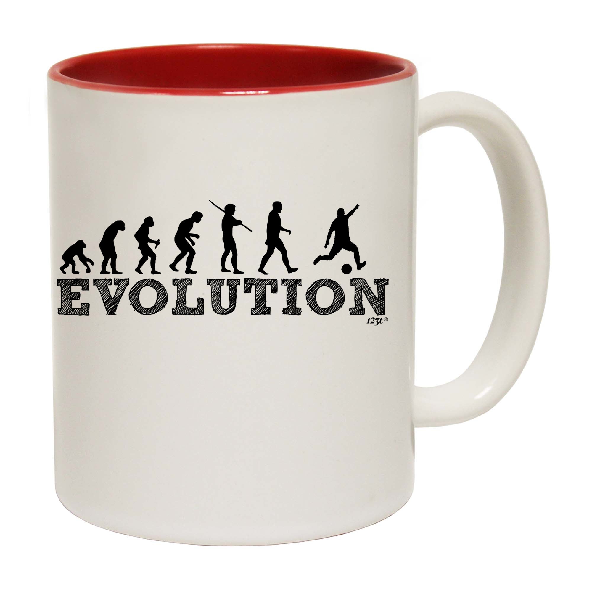 Evolution Football - Funny Coffee Mug Cup