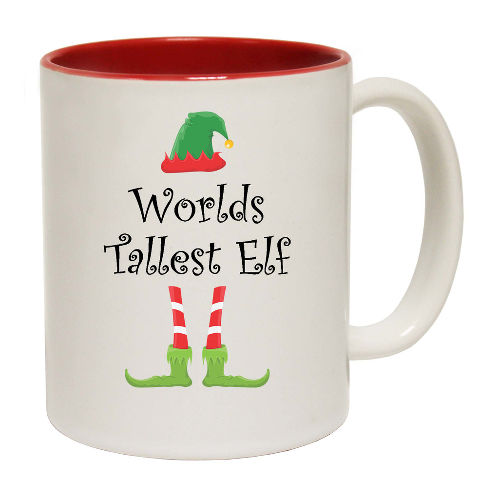 Christmas Worlds Tallest Elf - Funny Coffee Mug