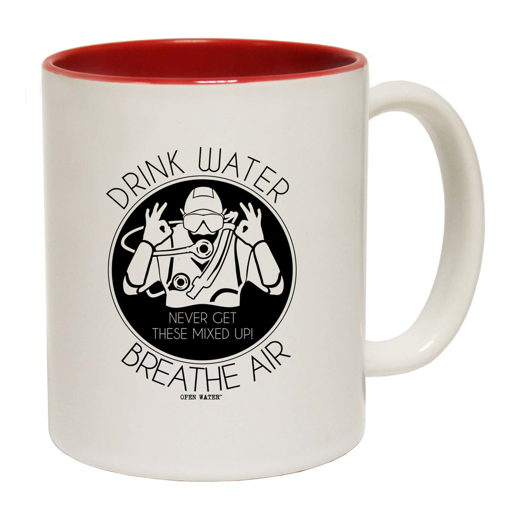 Ow Drink Water Breathe Air - Funny Coffee Mug