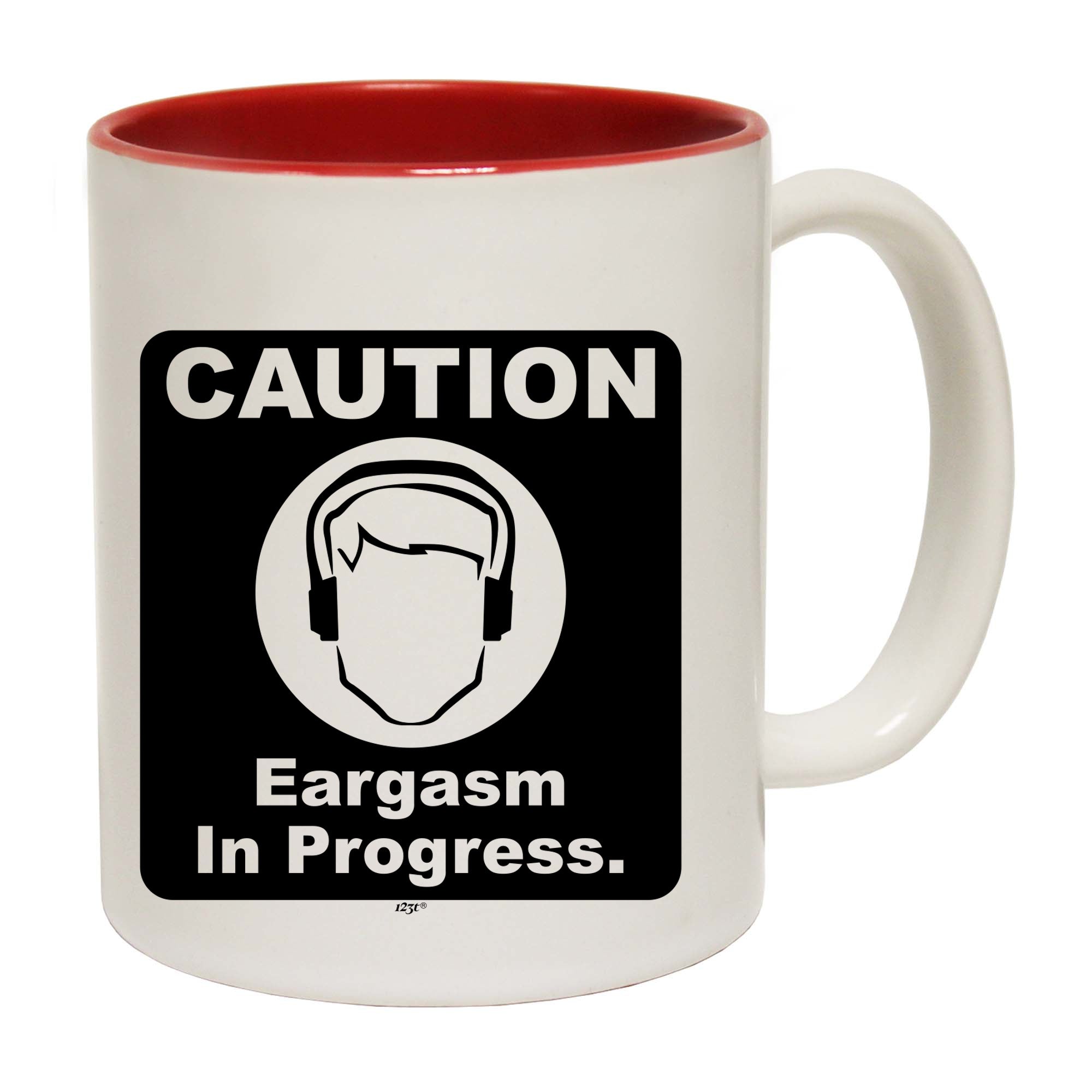 Caution Eargasm In Progress - Funny Coffee Mug Cup