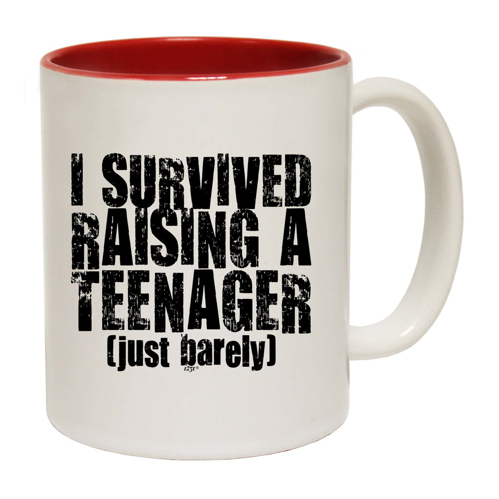 Survived Raising A Teenager - Funny Coffee Mug