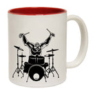 Gorilla Drummer Drums Music - Funny Coffee Mug Cup