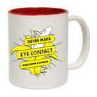 Never Eye Contact While Eating A Banana - Funny Coffee Mug