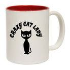 Crazy Cat Lady White - Funny Coffee Mug Cup