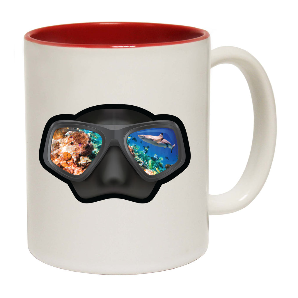Ow Scuba Goggles Versacam - Funny Coffee Mug