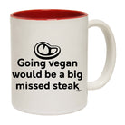 Going Vegan Would Be Steak - Funny Coffee Mug Cup