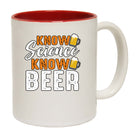 Know Science Know Beer - Funny Coffee Mug